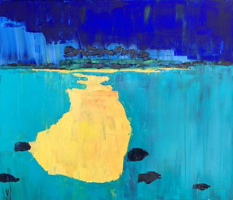 ILES DE BROUEL 2 - Peinture - valerie jouve ILES DE BROUEL 2 - Peinture - valerie jouve
