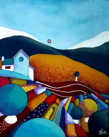 Les Vallons 3 - Peinture - Marie-Pierre JAN Les Vallons 3 - Peinture - Marie-Pierre JAN