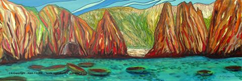 CALANQUES DE PIANA - Peinture - ALAIN FAURE CALANQUES DE PIANA - Peinture - ALAIN FAURE