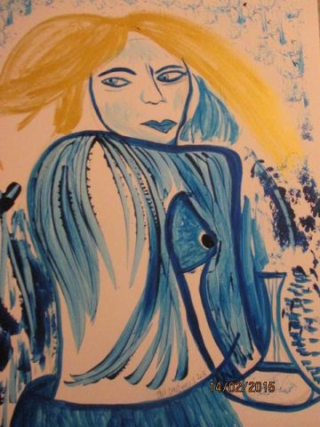 Peinture : L AMAZONE - GHIS Peinture : L AMAZONE - GHIS