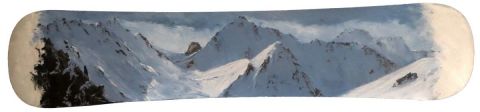 L'artiste jean pierre gouget - peinture montagne