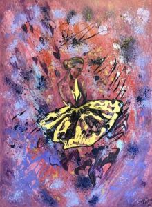 Peinture de SONYA DZIABAS: «  THE STAR DANCER »