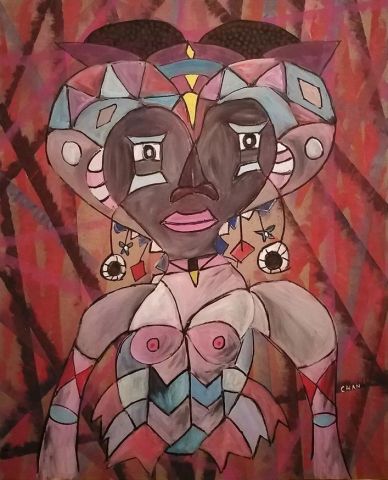 Princesse du sud - Peinture - Chan Mengal Princesse du sud - Peinture - Chan Mengal