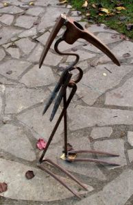 Sculpture de Lalat: heron
