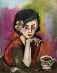 Peinture de soffya: Flaure au café-chocolat