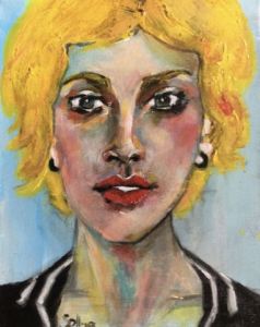Peinture de soffya: Madeleine aux cheveux d'or