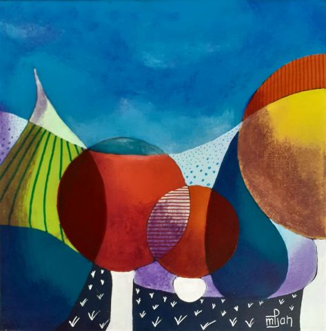 Arbre 30X30 2 - Peinture - Marie-Pierre JAN Arbre 30X30 2 - Peinture - Marie-Pierre JAN