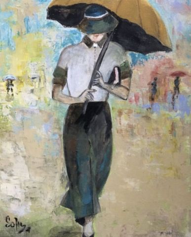 L'artiste soffya - Sous la pluie