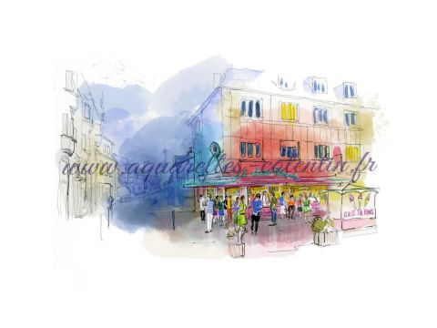 -la sucette chaude - Peinture - denis moulin -la sucette chaude - Peinture - denis moulin