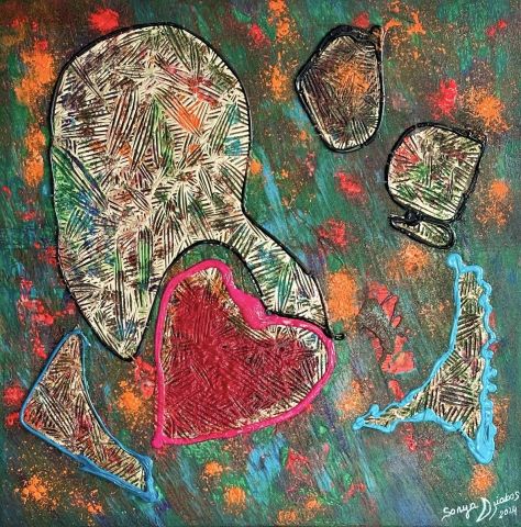 « RAINBOW LIFE » - Peinture - SONYA DZIABAS « RAINBOW LIFE » - Peinture - SONYA DZIABAS