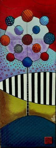 L'artiste Marie-Pierre JAN - Agapanthe A L'artiste Marie-Pierre JAN - Agapanthe A