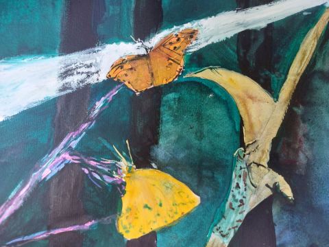 Butterfly - Peinture - stestard