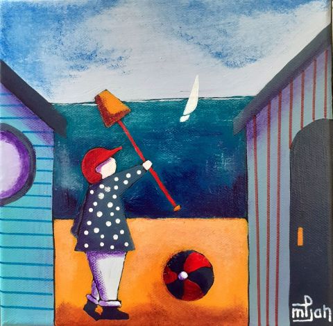 plage 2 - Peinture - Marie-Pierre JAN plage 2 - Peinture - Marie-Pierre JAN