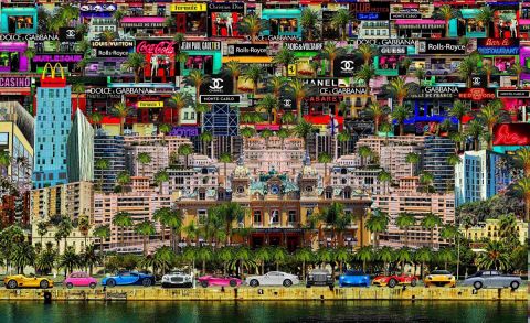 MONTE-CARLO LIFESTYLE - Art numerique - Gaudi c MONTE-CARLO LIFESTYLE - Art numerique - Gaudi c