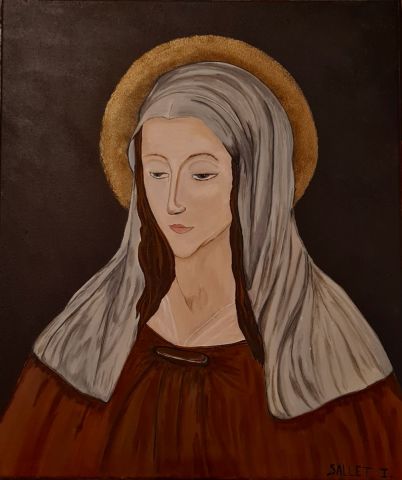 LA VIERGE MARIE - Peinture - isabelle sallet payen