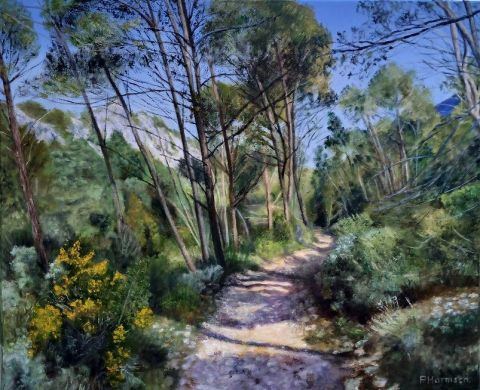 Alpilles - Peinture - Pascale HARNISCH