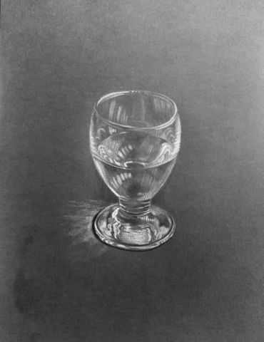 L'artiste Virgile - verre