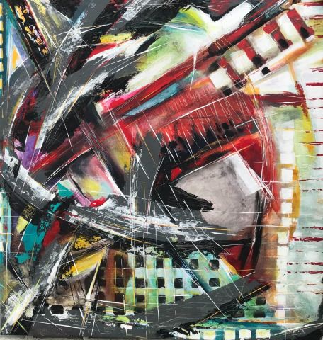 Bushwick - Peinture - henri crespy Bushwick - Peinture - henri crespy