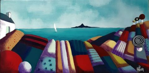 L'artiste Marie-Pierre JAN - L'île bleue L'artiste Marie-Pierre JAN - L'île bleue