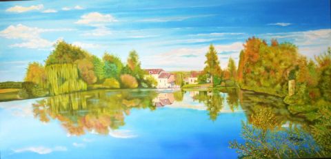 MOULIN DE MEAULNE (03) - Peinture - Chris 17