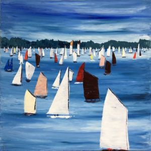 Peinture de valerie jouve: semaine du golfe #1