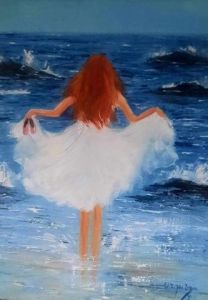 Peinture de Chantal  Urquiza: ROBE VAGUE 