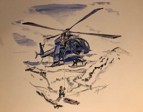 EC 145 Gendarmerie - Peinture - COMETE