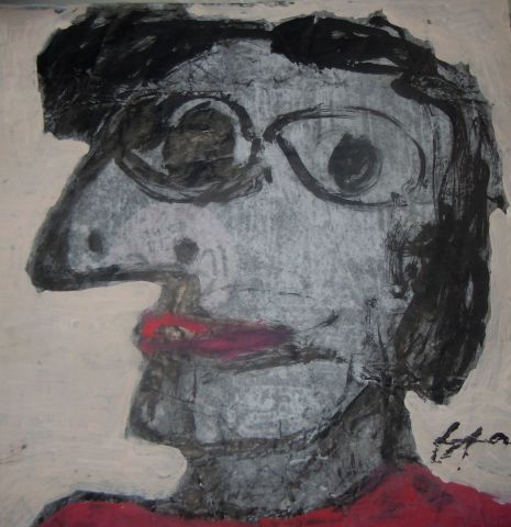 Femme solitude - Peinture - abdou Haimer Femme solitude - Peinture - abdou Haimer