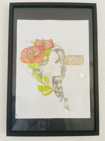 Regard de Fleurs - Peinture - Elo