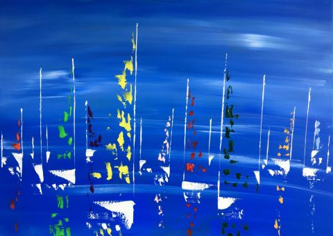 L'artiste valerie jouve - marine cobalt L'artiste valerie jouve - marine cobalt