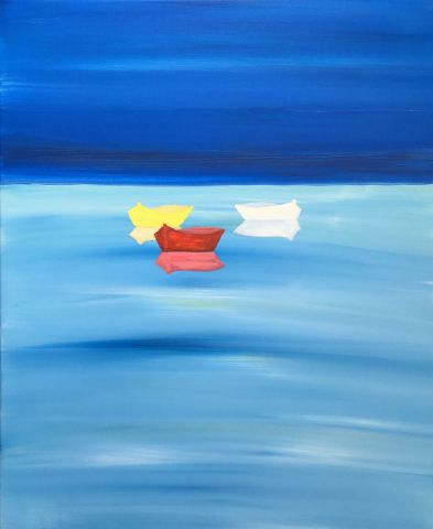 L'artiste valerie jouve - 3 barques