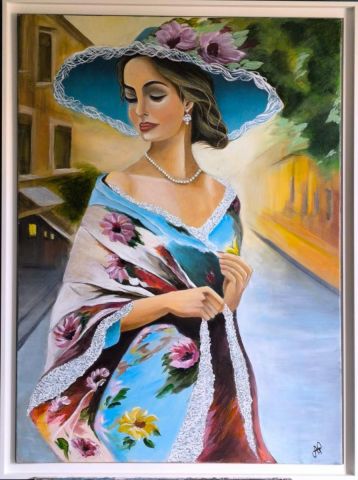 Elizabeth - Peinture - Pascal Auvigne Elizabeth - Peinture - Pascal Auvigne