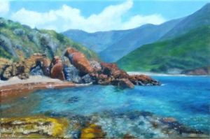Voir le détail de cette oeuvre: La plage de Tuara