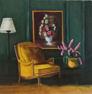 Voir cette oeuvre de Pierguy Angeelini: Nature morte au fauteuil