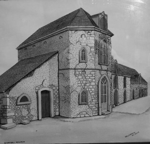 L'artiste Marcel Delcroix - Le chateau Mollac 62