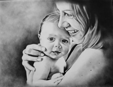 Portrait d'après photo - Dessin - Laetitia passion dessin Portrait d'après photo - Dessin - Laetitia passion dessin