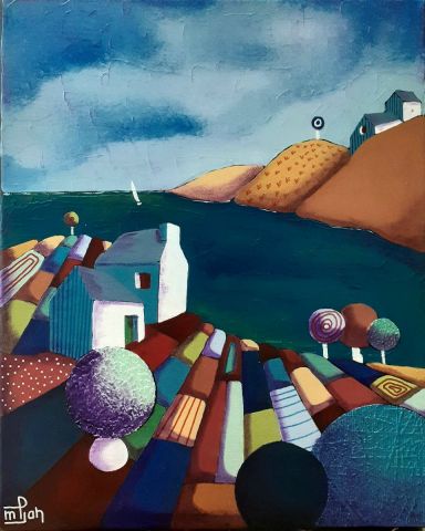 Vue mer - Peinture - Marie-Pierre JAN Vue mer - Peinture - Marie-Pierre JAN