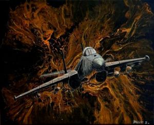 Peinture de isabelle sallet : BOMBARDIER