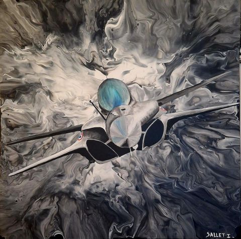 RAFALE - Peinture - isabelle sallet 