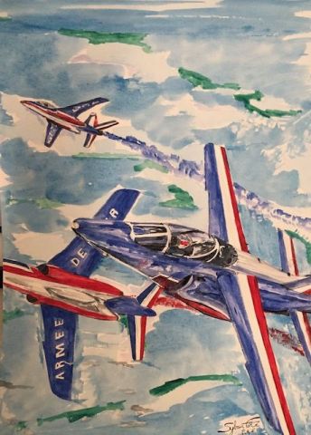 Patrouille acrobatique de France - Peinture - COMETE