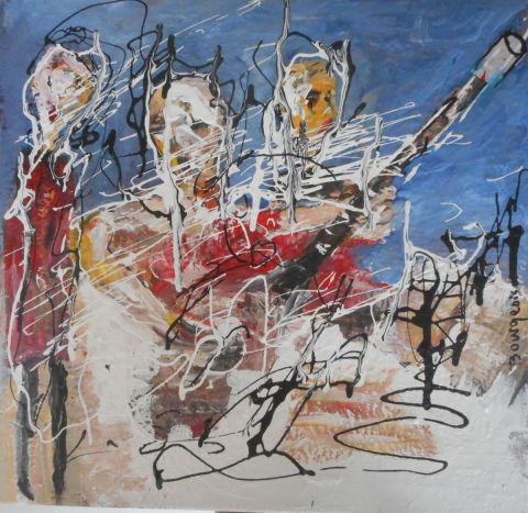 Sans titre 1 - Peinture - BOURGEOIS