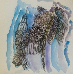 Dessin de Spagnolo Jeanne: Les architectures fantastiques 