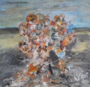Peinture de BOURGEOIS: Eau trouble