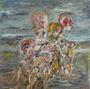 Peinture de BOURGEOIS: au bout du chemin