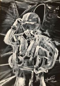Peinture de COMETE: Pilote de l'aéronautique navale