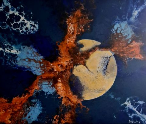 LA CRAQUELURE - Peinture - isabelle sallet 
