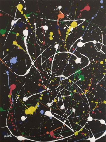 Fenêtres sur l’espace (œuvre No. 2 sur 6) - Peinture - Guy Boulianne Fenêtres sur l’espace (œuvre No. 2 sur 6) - Peinture - Guy Boulianne