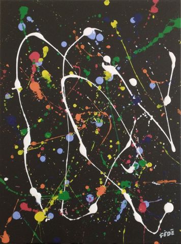 Fenêtres sur l’espace (œuvre No. 3 sur 6) - Peinture - Guy Boulianne Fenêtres sur l’espace (œuvre No. 3 sur 6) - Peinture - Guy Boulianne