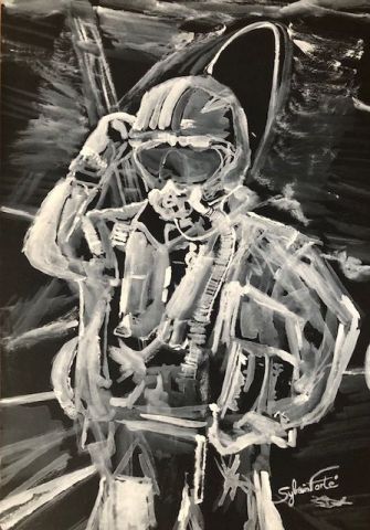 Pilote de l'aéronautique navale - Peinture - COMETE