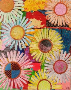 Peinture de Embe: Cosmic Flowers